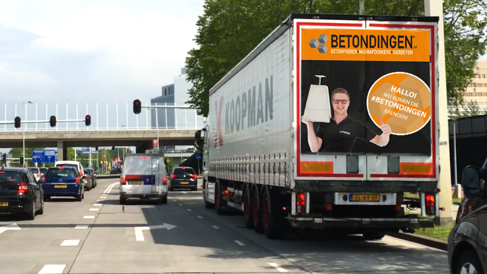 Altermedia Betondingen Vrachtwagenreclame Trailerreclame