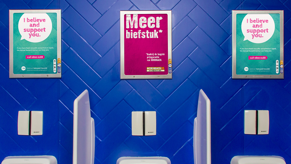 Altermedia Centrum Seksueel Geweld Wcreclame Toiletmedia Washroom media