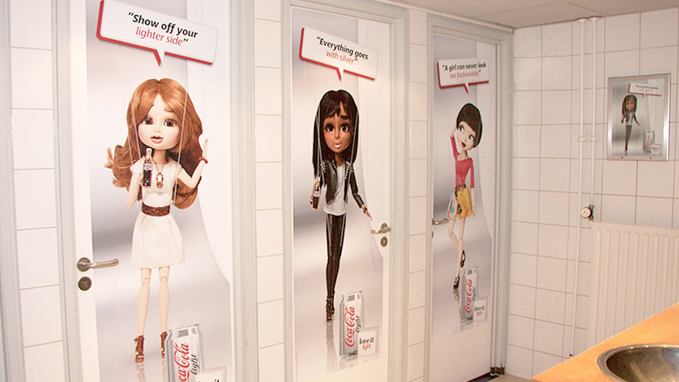 Altermedia Coca Cola Cola Light Toiletreclame Wcreclame Toiletmedia Washroom media