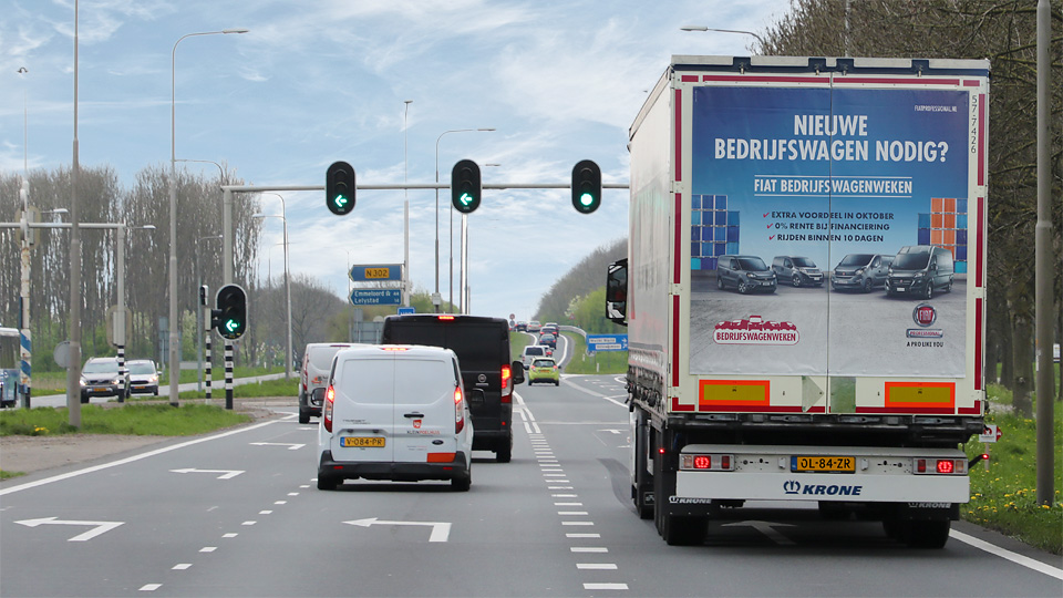 Altermedia Fiat Professional Nederland vrachtwagenreclame Trailerreclame Truck Advertising