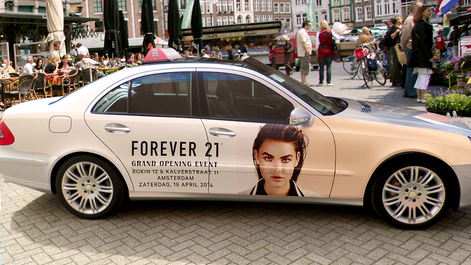 Altermedia Forever21 taxireclame