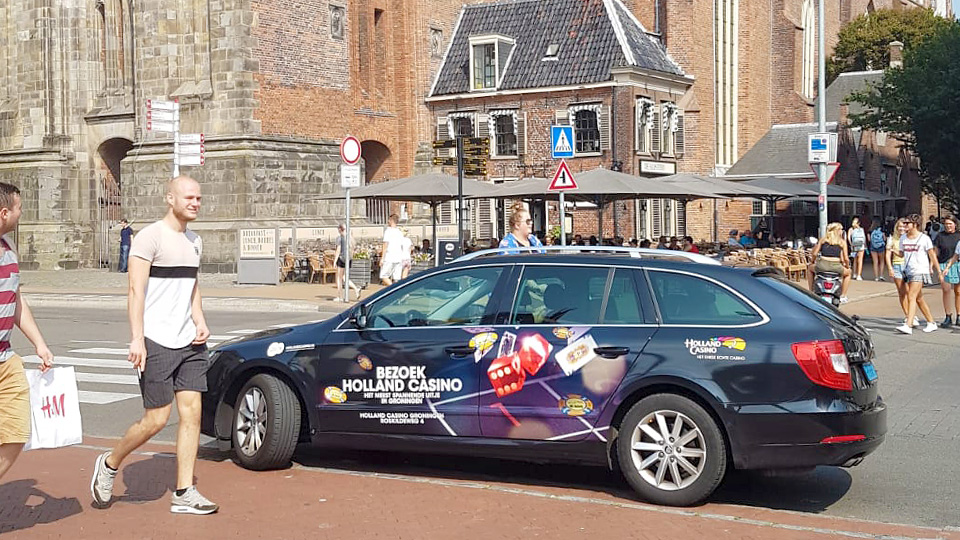 Altermedia Holland Casino Groningen Taxireclame