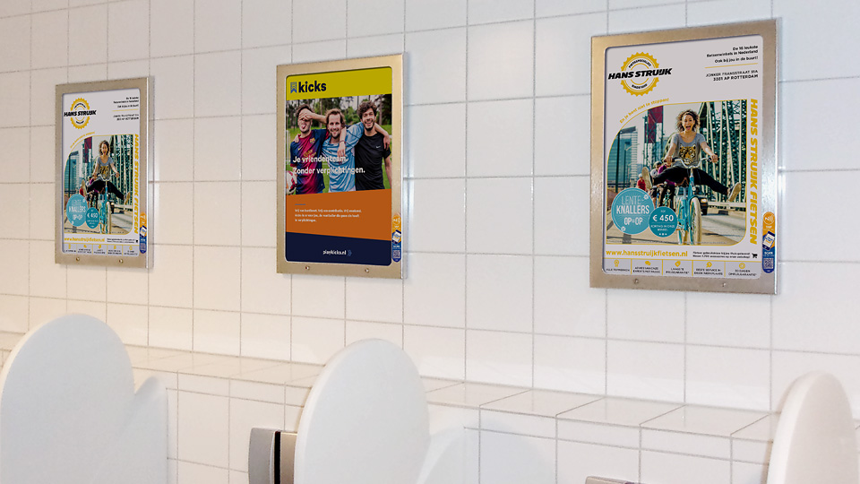 Altermedia Hans Struijk WCreclame toiletmedia Washroom media