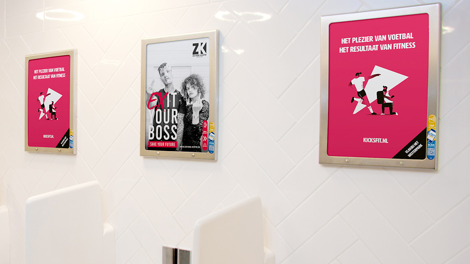 Altermedia KNVB Toiletreclame WCreclame Toiletmedia Washroom media