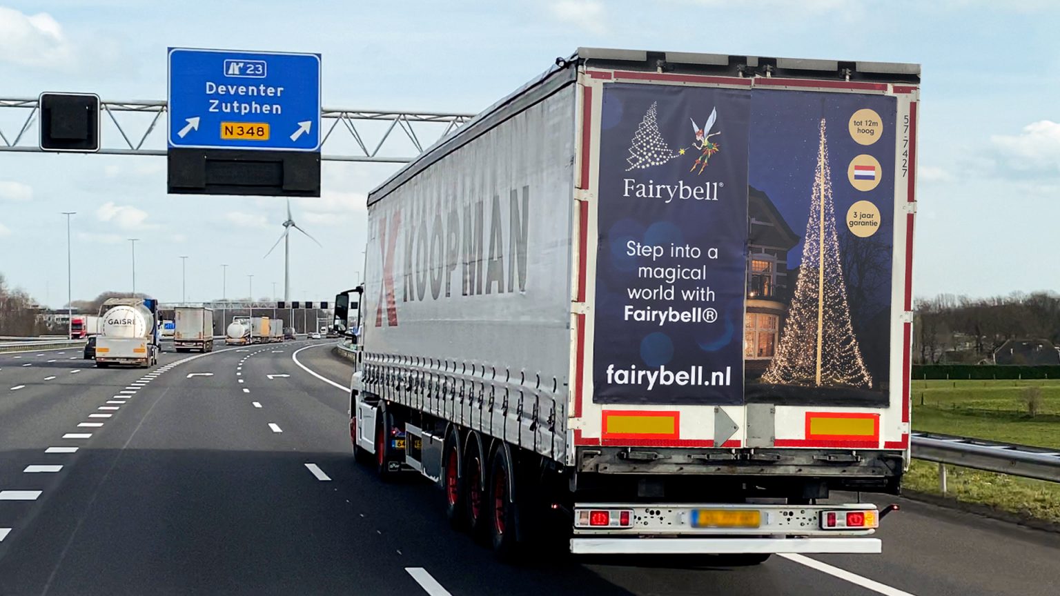 Altermedia Hemsson BV Fairybell Vrachtwagenreclame Truck advertising