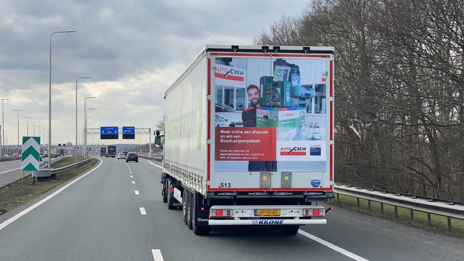 Altermedia Robert Bosch BV Autocrew Vrachtwagenreclame Truck advertising