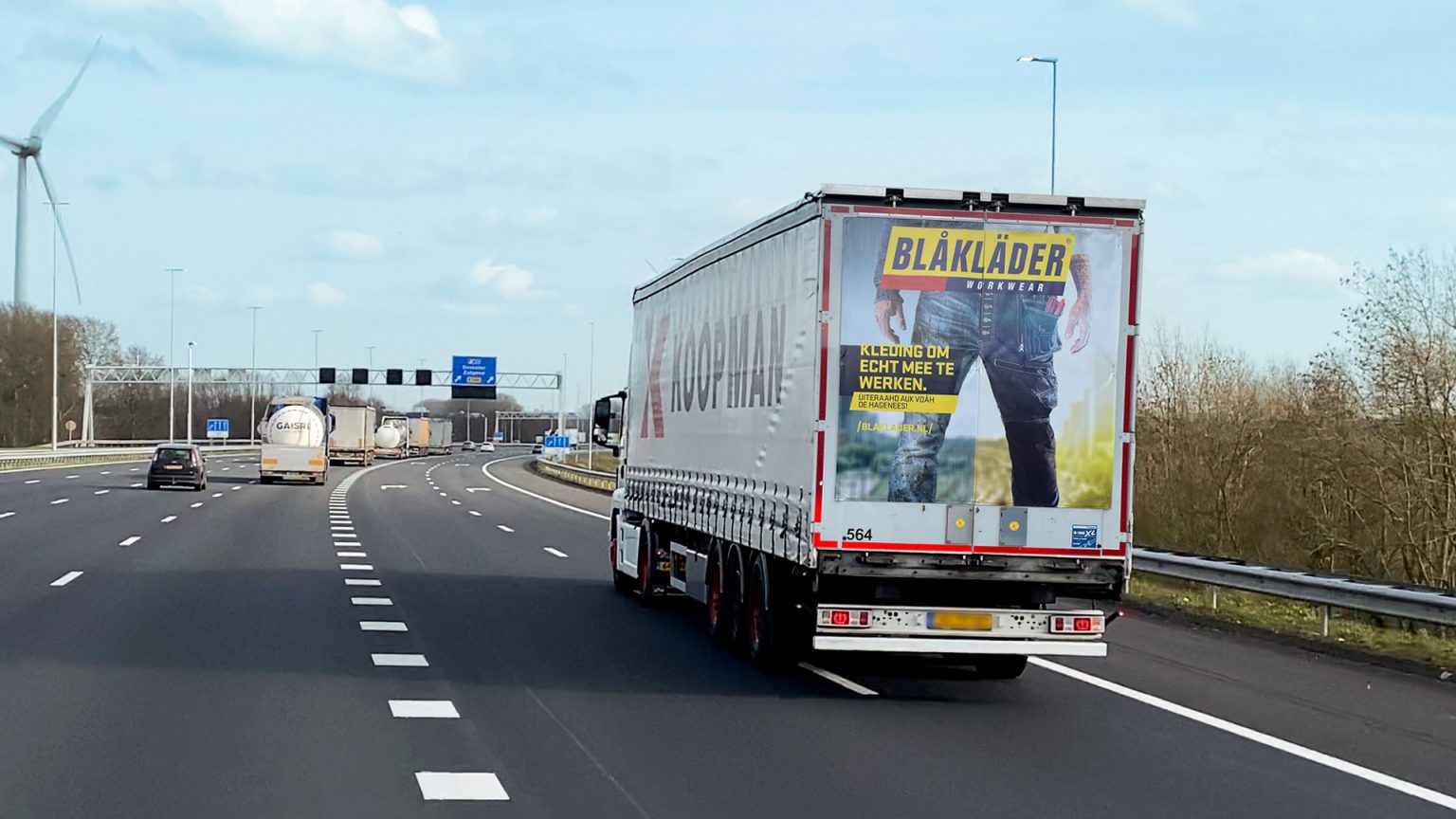 Altermedia Blaklader Vrachtwagenreclame Truck advertising