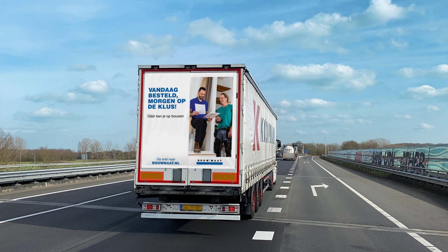 Altermedia Bouwmaat Nederland Vrachtwagenreclame Truck advertising