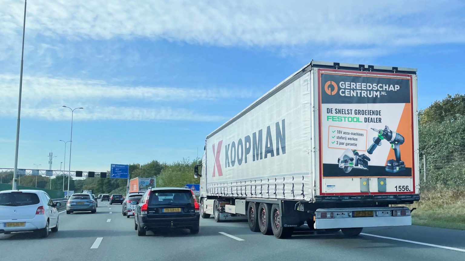 Altermedia Fixami Nederland Gereedschapscentrum.nl Vrachtwagenreclame Truck advertising