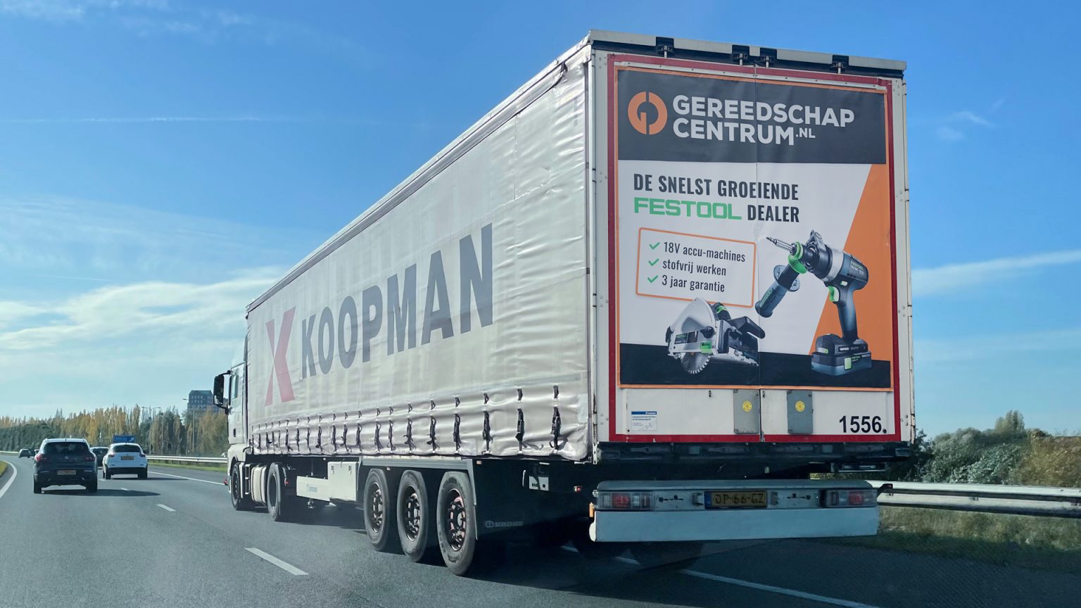 Altermedia Fixami Nederland Gereedschapscentrum.nl Vrachtwagenreclame Truck advertising